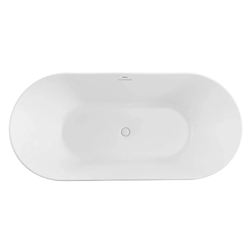 Ванна отдельностоящая BelBagno BB411-1700-800-MATT белая матовая 1700x800 акриловая Ванна отдельностоящая BelBagno BB411-1700-800-MATT белая матовая 1700x800 акриловая