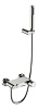 Картинка анонса товара «смеситель для ванны boheme stick nikel brush с ручкой diamond 123-nb никель»