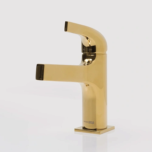 Смеситель для раковины WasserKRAFT Sauer 7103 золото Смеситель для раковины WasserKRAFT Sauer 7103 золото