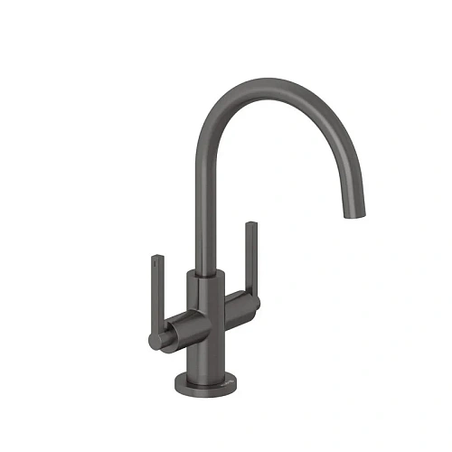 Смеситель для раковины Kludi NOVA FONTE 20118N215 оружейная сталь Смеситель для раковины Kludi NOVA FONTE 20118N215 оружейная сталь