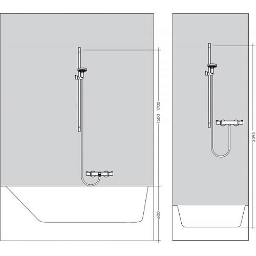 Душевой гарнитур Hansgrohe Crometta Vario и мыльницей Casetta 65 26553400 белый/хром Душевой гарнитур Hansgrohe Crometta Vario и мыльницей Casetta 65 26553400 белый/хром