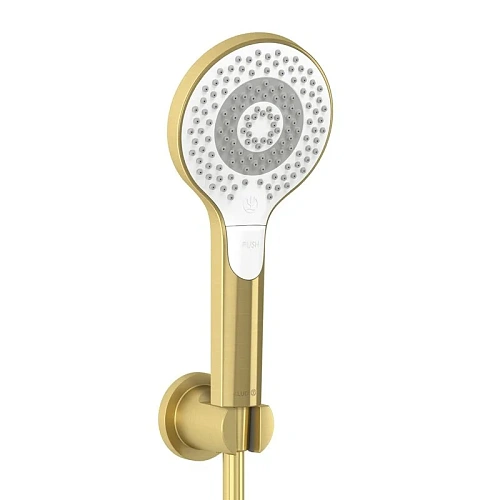 Душевой гарнитур Kludi DIVE X 3S 69950N0-00 брашированное золото Душевой гарнитур Kludi DIVE X 3S 69950N0-00 брашированное золото