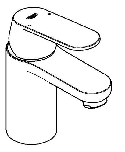 Смеситель для раковины DN 15 GROHE Eurosmart Cosmopolitan однорычажный, хром (23925000) Смеситель для раковины DN 15 GROHE Eurosmart Cosmopolitan однорычажный, хром (23925000)