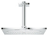 Картинка анонса товара «верхний душ grohe rainshower f-series, 254х254 мм, кронштейн верхнего душа, хром (26061000)»