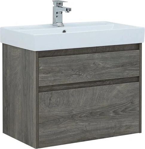 Комплект мебели Aquanet Nova Lite 75 дуб рошелье (2 ящика) 00242904 Комплект мебели Aquanet Nova Lite 75 дуб рошелье (2 ящика) 00242904