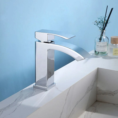 Смеситель для раковины ABBER Wasserfall AF8610 хром Смеситель для раковины ABBER Wasserfall AF8610 хром