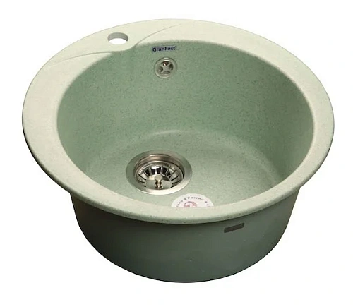 Кухонная мойка GranFest Rondo R-480 сал салатовый Кухонная мойка GranFest Rondo R-480 сал салатовый