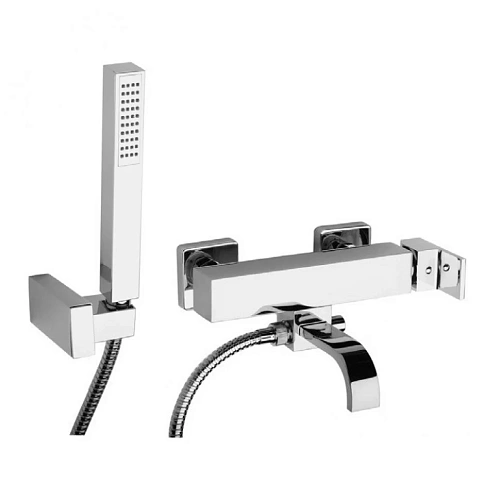 Смеситель для ванны Paini Dax-R 84CR105R2SKM с аксессуаром Смеситель для ванны Paini Dax-R 84CR105R2SKM с аксессуаром