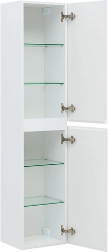 Шкаф-пенал Aquanet Эмбер 35 00330471 белый матовый Шкаф-пенал Aquanet Эмбер 35 00330471 белый матовый