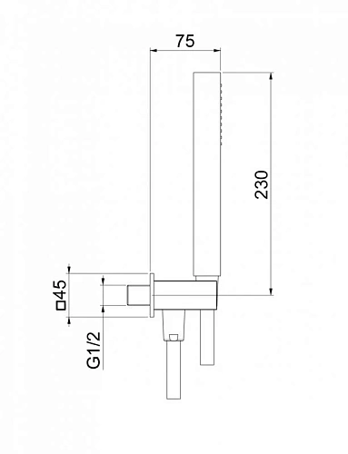 Душевой гарнитур Webert AC1045015, хром Душевой гарнитур Webert AC1045015, хром