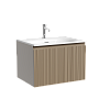 Картинка анонса товара «тумба под раковину sancos code cd80w 785х453х400 белый, подвесная»
