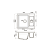 Кухонная мойка Omoikiri Sakaime 60-2-SA Tetogranit/бежевый 4993910 Кухонная мойка Omoikiri Sakaime 60-2-SA Tetogranit/бежевый 4993910