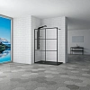 Душевая перегородка RGW Walk In WA-11B 1200 мм 32101112-84 черный, Easy Clean Душевая перегородка RGW Walk In WA-11B 1200 мм 32101112-84 черный, Easy Clean
