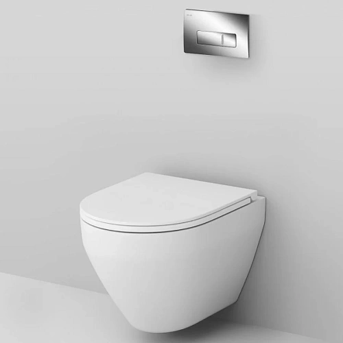 Комплект унитаза AM.PM Spirit V2.0 FlashClean IS48051.701700 с инсталляцией, с сиденьем микролифт и клавишей смыва Комплект унитаза AM.PM Spirit V2.0 FlashClean IS48051.701700 с инсталляцией, с сиденьем микролифт и клавишей смыва