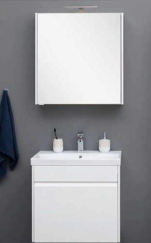 Комплект мебели Aquanet Палермо 60 белый 00209024 Комплект мебели Aquanet Палермо 60 белый 00209024