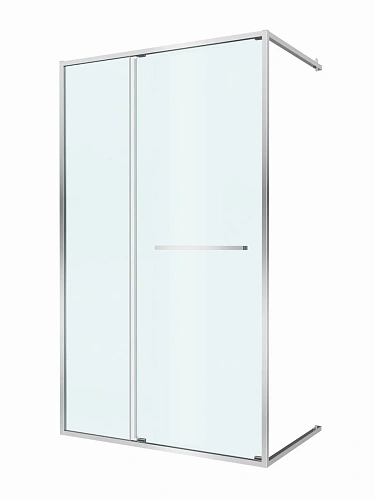 Душевая дверь CEZARES LUX-B-FS-11-130-C-CR 130 см, профиль хром, стекло прозрачное Душевая дверь CEZARES LUX-B-FS-11-130-C-CR 130 см, профиль хром, стекло прозрачное