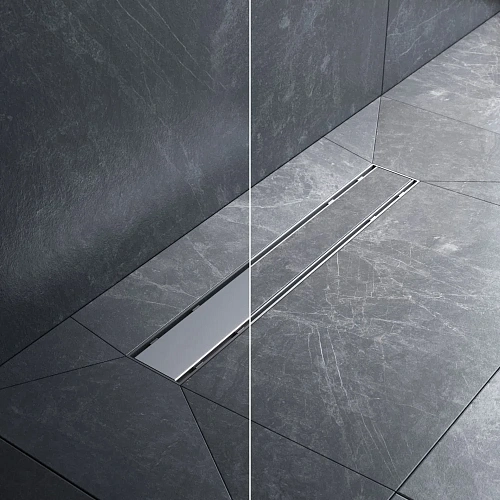 Душевой лоток AM.PM Prime Flow W02SC-U11-050-04SB Flow Tile 50см, сталь матовая Душевой лоток AM.PM Prime Flow W02SC-U11-050-04SB Flow Tile 50см, сталь матовая