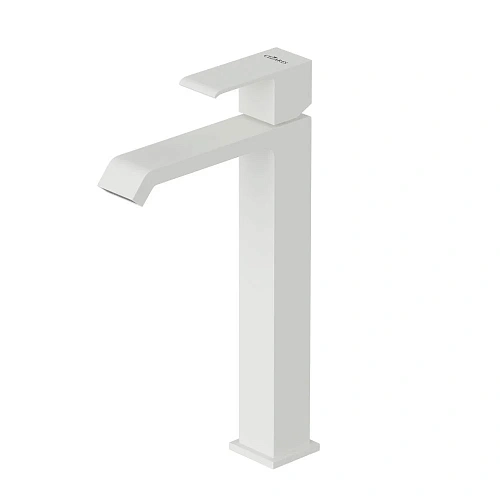 Смеситель для раковины CEZARES PORTA-LC-BIO с донным клапаном, белый матовый Смеситель для раковины CEZARES PORTA-LC-BIO с донным клапаном, белый матовый