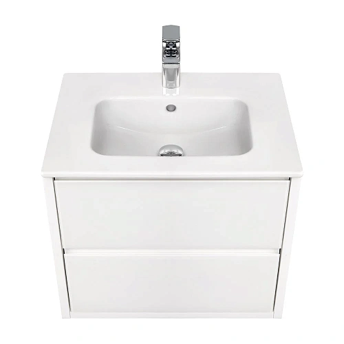 Тумба под раковину Aquaton Римини 60 белый глянец 1A226601RN010 NEW Тумба под раковину Aquaton Римини 60 белый глянец 1A226601RN010 NEW