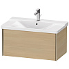 Картинка анонса товара «тумба под раковину duravit xviu xv40160b171 подвесная 80 см средиземноморский дуб»
