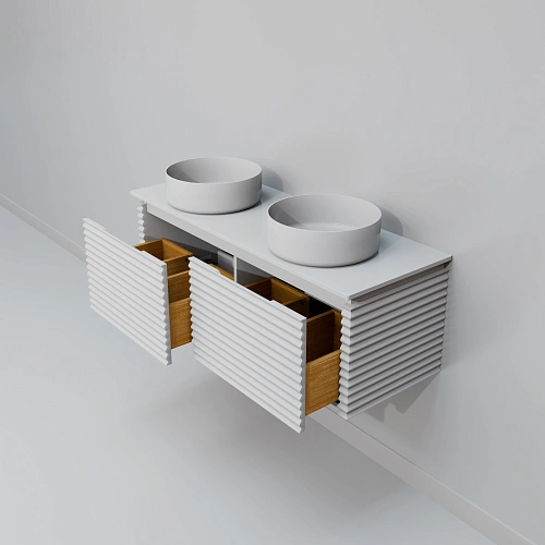 Тумба с раковиной ArtDecco Jacqueline 120 AJC12W34D300 белый Тумба с раковиной ArtDecco Jacqueline 120 AJC12W34D300 белый