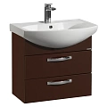 Тумба под раковину Aquaton Ария 65 М темно-коричневая 1A123301AA430 Тумба под раковину Aquaton Ария 65 М темно-коричневая 1A123301AA430