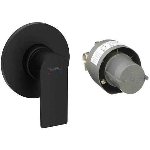 Смеситель для душа Hansgrohe Rebris E, скрытого монтажа, в комплекте со скрытой частью 72658670, мат Смеситель для душа Hansgrohe Rebris E, скрытого монтажа, в комплекте со скрытой частью 72658670, мат