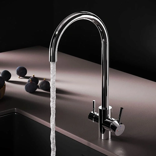 Смеситель для кухни AM.PM X-Joy S F85B07700 с каналом для питьевой воды, хром Смеситель для кухни AM.PM X-Joy S F85B07700 с каналом для питьевой воды, хром