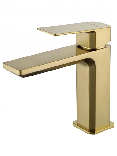 Смеситель для раковины Wonzon & Woghand брашированное золото (WW-88139011-BG) Смеситель для раковины Wonzon & Woghand брашированное золото (WW-88139011-BG)