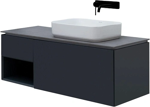 Тумба под раковину Allen Brau Infinity 120 1.21008.AM R антрацит матовый Тумба под раковину Allen Brau Infinity 120 1.21008.AM R антрацит матовый