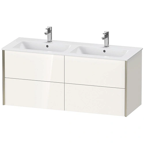 Тумба под раковину Duravit XVIU XV41290B122 подвесная 128 см белая/шампань Тумба под раковину Duravit XVIU XV41290B122 подвесная 128 см белая/шампань