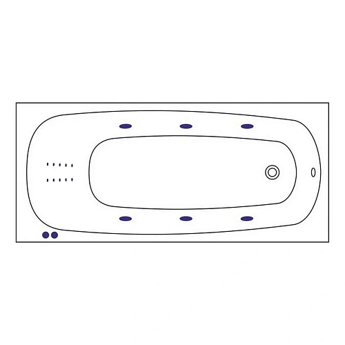 Акриловая ванна WHITECROSS Layla 170x75 LINE NANO (хром) 0102.170075.100.LINENANO.CR Акриловая ванна WHITECROSS Layla 170x75 LINE NANO (хром) 0102.170075.100.LINENANO.CR