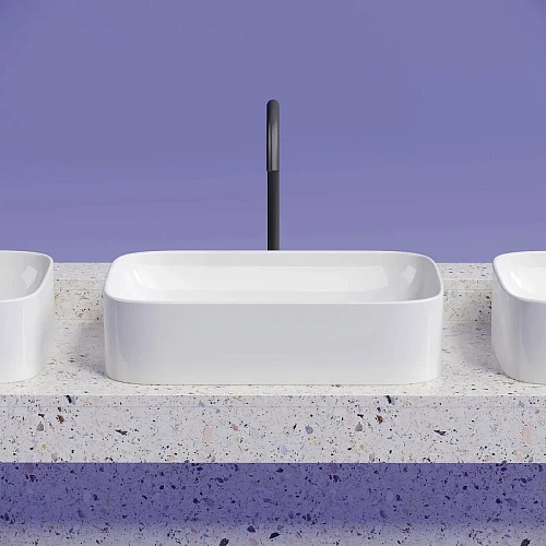 Раковина Ceramica Nova ELEMENT CN6053 белый накладная Раковина Ceramica Nova ELEMENT CN6053 белый накладная