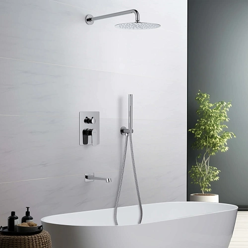 Душевая система Aquatek ОБЕРОН AQ1273CR Хром Душевая система Aquatek ОБЕРОН AQ1273CR Хром