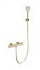 Смеситель для душа Wonzon &amp; Woghand с термостатом, брашированное золото (WW-A2006-A-BG)
