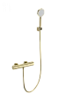 Смеситель для душа Wonzon & Woghand с термостатом, брашированное золото (WW-A2006-A-BG) Смеситель для душа Wonzon & Woghand с термостатом, брашированное золото (WW-A2006-A-BG)