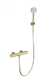 Смеситель для душа Wonzon & Woghand с термостатом, брашированное золото (WW-A2006-A-BG) Смеситель для душа Wonzon & Woghand с термостатом, брашированное золото (WW-A2006-A-BG)