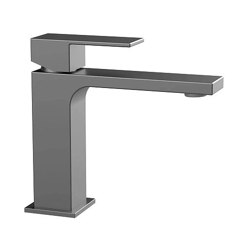 Смеситель для раковины Vincea Cube VBF-1C01GM вороненая сталь Смеситель для раковины Vincea Cube VBF-1C01GM вороненая сталь