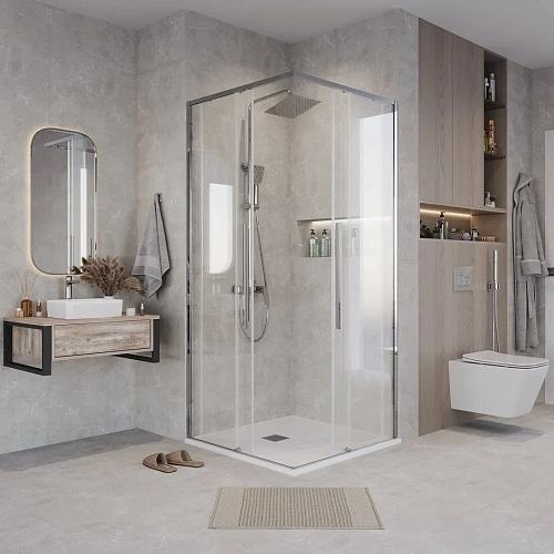 Душевая дверь GROSSMAN 1/2.К33.01.11.10.00 Galaxy (110x195) хром, стекло прозрачное Душевая дверь GROSSMAN 1/2.К33.01.11.10.00 Galaxy (110x195) хром, стекло прозрачное