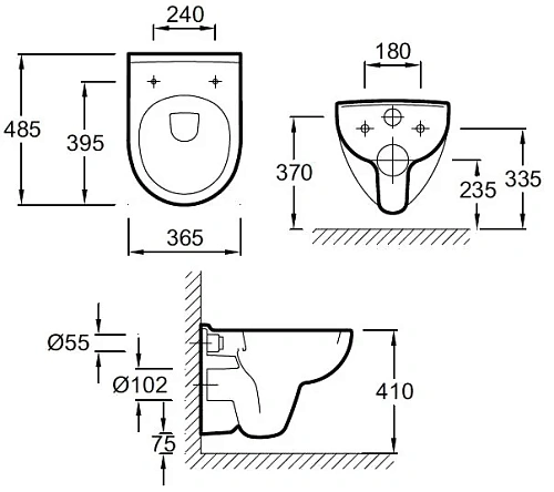 Унитаз подвесной Jacob Delafon Odeon Up E4705-00 без сиденья Унитаз подвесной Jacob Delafon Odeon Up E4705-00 без сиденья