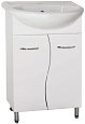 Тумба под раковину Style Line Уют 55, напольная, белая, ЛС-000010055 Тумба под раковину Style Line Уют 55, напольная, белая, ЛС-000010055