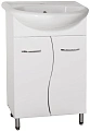 Тумба под раковину Style Line Уют 55, напольная, белая, ЛС-000010055 Тумба под раковину Style Line Уют 55, напольная, белая, ЛС-000010055