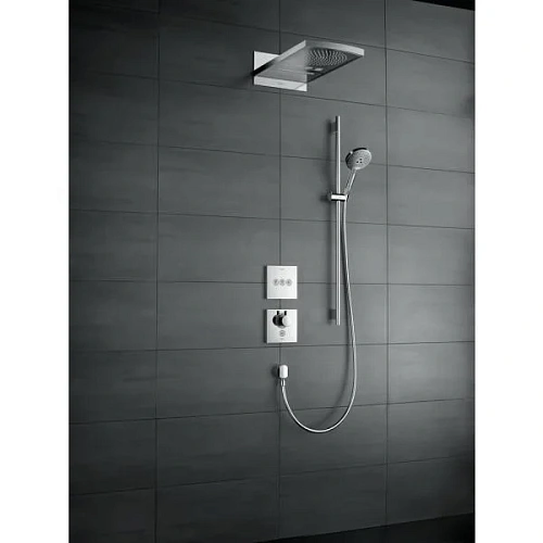 Смеситель для душа hansgrohe ShowerSelect Highfow термостатический 15761000 Смеситель для душа hansgrohe ShowerSelect Highfow термостатический 15761000