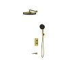 Душевая система Vincea Domus VSFW-5DM1BG встраиваемый, брашированное золото Душевая система Vincea Domus VSFW-5DM1BG встраиваемый, брашированное золото