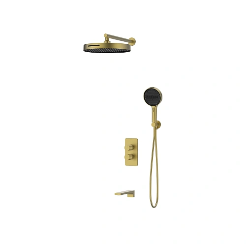 Душевая система Vincea Domus VSFW-5DM1BG встраиваемый, брашированное золото Душевая система Vincea Domus VSFW-5DM1BG встраиваемый, брашированное золото