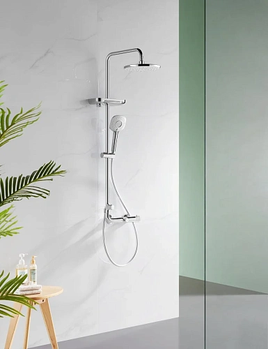 Душевая система ARROW AMG14SH855CP с термостатом хром Душевая система ARROW AMG14SH855CP с термостатом хром