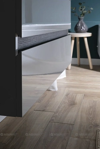 Комплект мебели Aquanet Беркли 60 белый/дуб рошелье (зеркало дуб рошелье) 00258906 Комплект мебели Aquanet Беркли 60 белый/дуб рошелье (зеркало дуб рошелье) 00258906