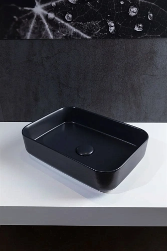 Раковина Allen Brau Fantasy 50 4.11021.31 черный матовый Раковина Allen Brau Fantasy 50 4.11021.31 черный матовый