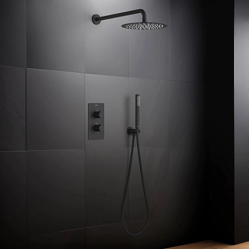 Душевая система Aquatek ЕВРОПА AQ1376MB Черный матовый Душевая система Aquatek ЕВРОПА AQ1376MB Черный матовый