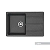 Кухонная мойка Aquaton Аманда 1A712832AD210 из литого мрамора, прямоугольная, с крылом графит Кухонная мойка Aquaton Аманда 1A712832AD210 из литого мрамора, прямоугольная, с крылом графит
